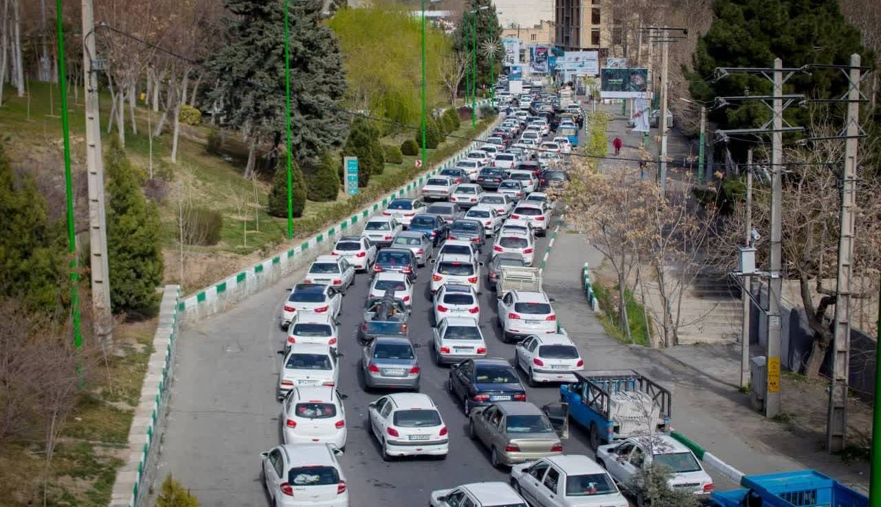 ترافیک سنگین در جاده چالوس و آزادراه‌های البرز