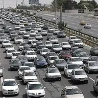 ترافیک نیمه‌سنگین در آزادراه کرج به تهران