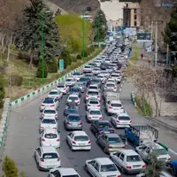 ترافیک سنگین در جاده چالوس و آزادراه‌های البرز