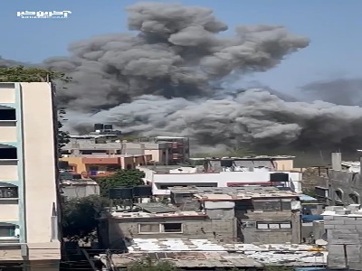 حمله ارتش رژیم صهیونیستی به یک برج در اردوگاه النصیرات