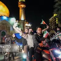 عکس/ اجتماع مردم تهران در حمایت از عملیات سپاه علیه رژیم صهیونیستی