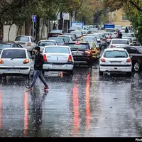 بارش باران ترافیک را در معابر مشهد سنگین کرد 