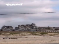 تصاویری از میزان تخریب بر جای گذاشته بعد از بمباران رژیم صهیونیستی در کمپ نصیرات