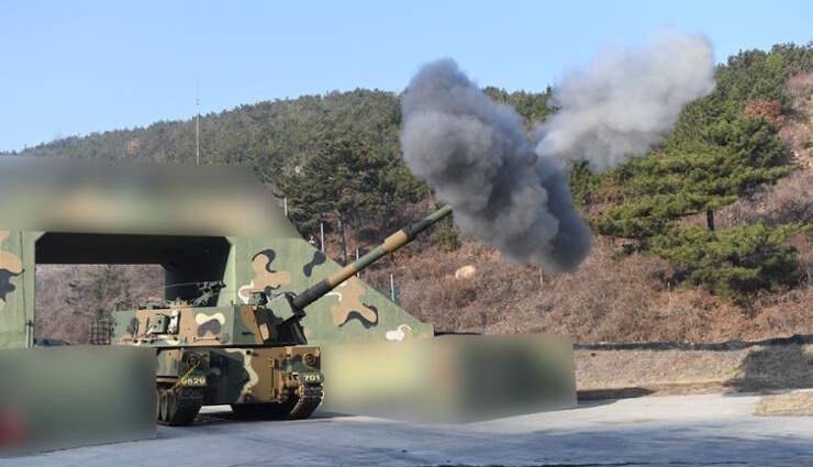 رزمایش ارتش و نیروی دریایی کره جنوبی در نزدیکی مرز با کره شمالی