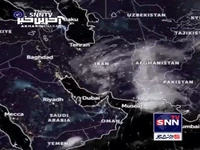 تصاویر ماهواره ای از آخرین وضعیت جوی؛ بارش باران در نوار جنوبی کشور