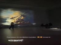 شبیه سازی سه بعدی نقاشی های رامبرانت در نمایشگاه «بی قاب» در لندن