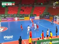 گل اول ایران به افغانستان در بازی های فوتسال آسیایی