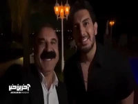 کُردی حرف زدن فرزاد فرزین در کنار خواننده معروف 