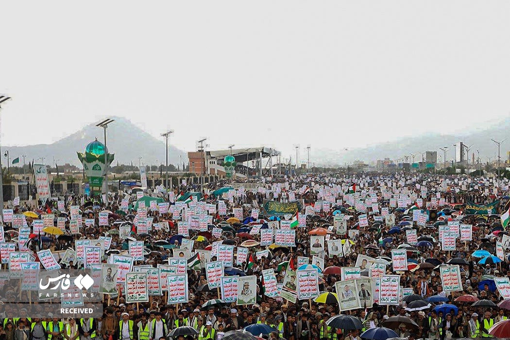 عکس/ تظاهرات میلیونی حمایت از مردم غزه در صنعاء