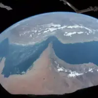 تماشای خلیج فارس از ایستگاه فضایی