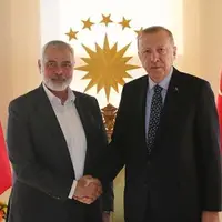هنیه در استانبول با اردوغان دیدار کرد