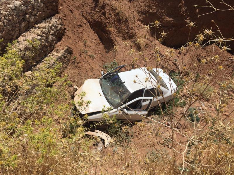 فوت راننده سمند بر اثر سقوط به دره در محدوده روستای ککجین