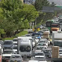 ترافیک سنگین در بزرگراه‌های مشهد و هسته مرکزی شهر