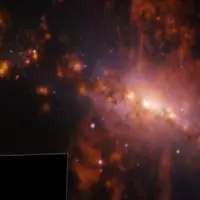 نقشه‌ای که راز یک انفجار کهکشانی بزرگ را برملا کرد!