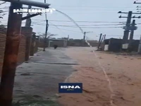 باران سنگین و وقوع سیلاب در شهرستان دلیجان