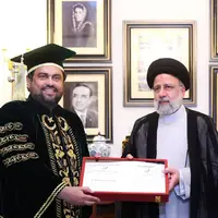 دکترای افتخاری دانشگاه کراچی به رئیسی اعطا شد