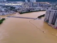 وضعیت شهر شنژن چین درپی بارندگی شدید