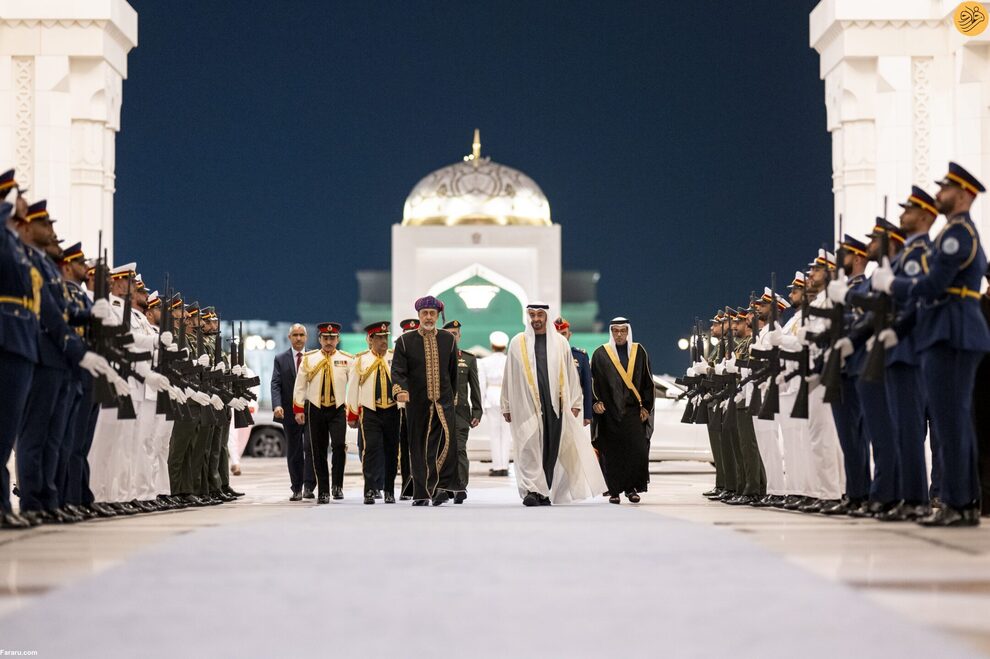 عکس/ ضیافت شام رئیس امارات به افتخار سلطان عمان