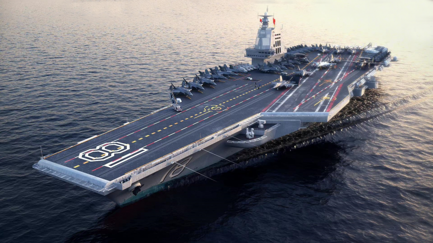 معرفی بزرگ ترین و پیشرفته ترین کشتی جنگی چین