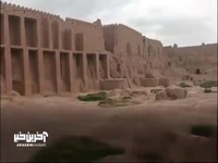  نگرانی از ریزش دیوار قلعه بلقیس؛ دومین بنای خشتی ایران