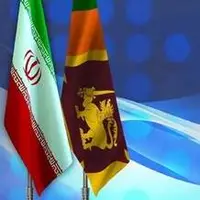 بالا رفتن پرچم ایران در جزیره سیلان سریلانکا
