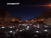 تظاهرات شبانه دانش آموزان در طنجه مغرب در حمایت از فلسطین 