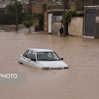 عکس/ بارش باران و آب گرفتگی معابر در شیراز