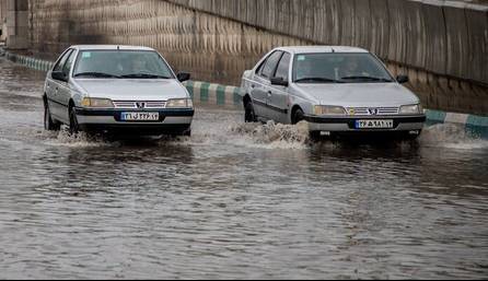 تداوم بارش‌های بی‌سابقه در استان یزد