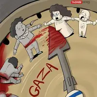 کاریکاتور/ شهادت حدود ۱۴ هزار کودک فلسطینی