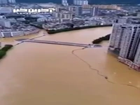 بارندگی شدید در شهر شنژن چین