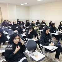 عکس/ نوبت اول آزمون سراسری در دانشگاه الزهرا