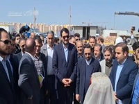 افتتاح و آغاز عملیات پروژه‌های شهر جدید سهند توسط وزیر راه