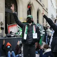دانشجویان فرانسوی هم به اعتراضات ضد اسرائیلی پیوستند