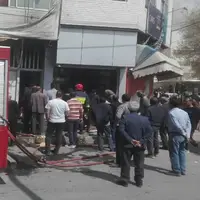 مهار آتش‌سوزی فروشگاه دخانیات در شهرکرد