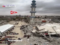 نماز جمعه‌ای در ویرانه‌های مساجد غزه
