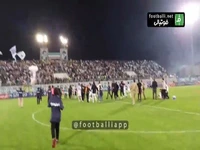 جشن ملوانی ها بعد از پیروزی مقابل سایپا در جام حذفی