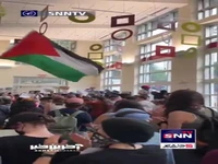 تصرف سالن‌های یک دانشگاه توسط دانشجویان معترض به حمایت صهیونسیت‌ها