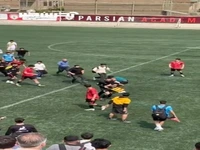 کتک زدن داور در بازی فوتبال دسته دو جوانان تهران