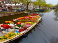 سفر با قایق در امتداد کانال های آمستردام 