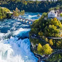 صدای آبشار راین در سوئیس را بشنوید