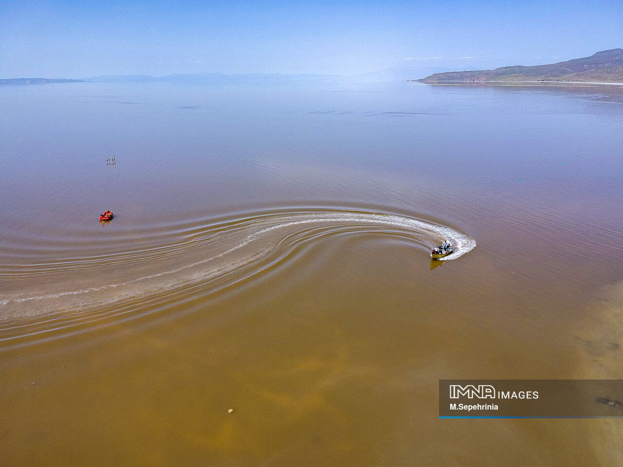 عکس/ دمیده شدن دوباره امید در کالبد دریاچه ارومیه