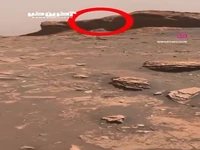ویدیویی از کاوشگرِ کنجکاوی که مناطق رسوبی در مریخ را نشان می‌دهد
