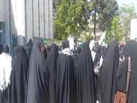 تجمع دانشجویان دانشگاه امام رضا(ع) در حمایت از خیزش دانشجویان آمریکایی