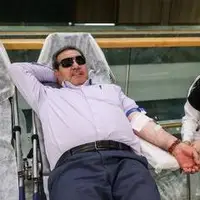 تصاویری متفاوت از نمایندگان مجلس در حال اهدای خون