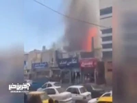 آتش‌سوزی در بازار مرکزی بندرعباس