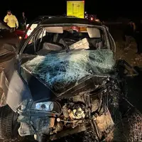 تصادف شدید نیسان و پژو در پارس‌آباد؛ ۴ نفر کشته شدند