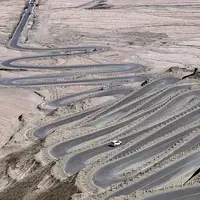 جاده‌ای شبیه اژدها با ۲۰۰ پیچ در چین