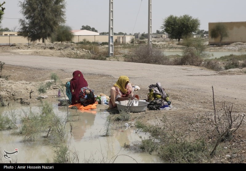 عکس/ اوضاع روستای «پزم تیاب» چابهار بعد از سیل