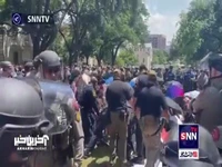 حمله پلیس به حلقه اتحاد دانشجویان دانشگاه آستین تگزاس
