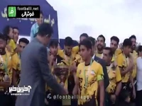 جشن قهرمانی نوجوانان سپاهان در لیگ برتر